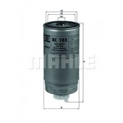 Filter za gorivo MAHLE KC 103