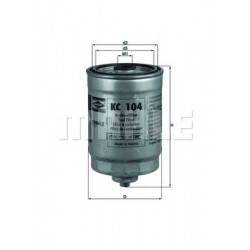 Filter za gorivo MAHLE KC 104