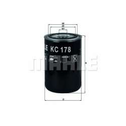 Filter za gorivo MAHLE KC 178