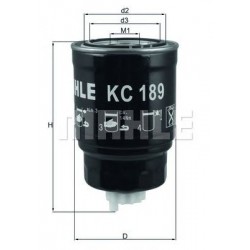Filter za gorivo MAHLE KC 189