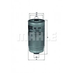 Filter za gorivo MAHLE KC 199
