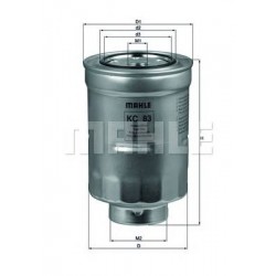 Filter za gorivo MAHLE KC 83D