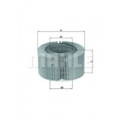 Filter zraka MAHLE LX 578 Filter zraka MAHLE LX 578