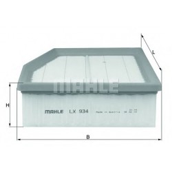 Filter zraka MAHLE LX 934 Filter zraka MAHLE LX 934