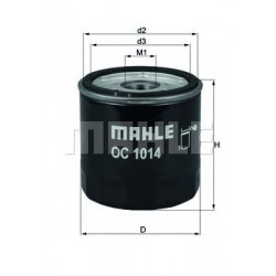 Filter za ulje MAHLE OC 1014 Filter za ulje MAHLE OC 1014