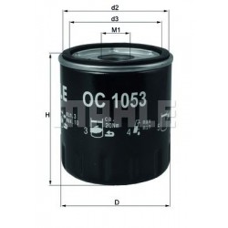 Filter za ulje MAHLE OC 1053 Filter za ulje MAHLE OC 1053