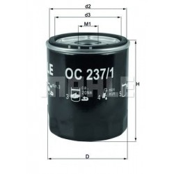 Filter za ulje MAHLE OC 237/1