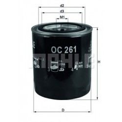 Filter za ulje MAHLE OC 261