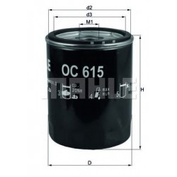 Filter za ulje MAHLE OC 615