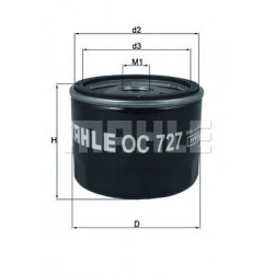 Filter za ulje MAHLE OC 727