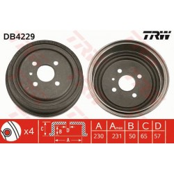 Kočioni bubanj TRW DB4229