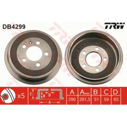 Kočioni bubanj TRW DB4299