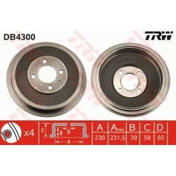 Kočioni bubanj TRW DB4300
