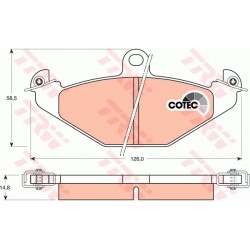 Disk pločice TRW GDB1041