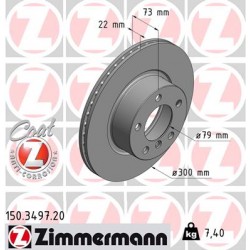 Kočioni disk ZIMMERMANN 150.3497.20